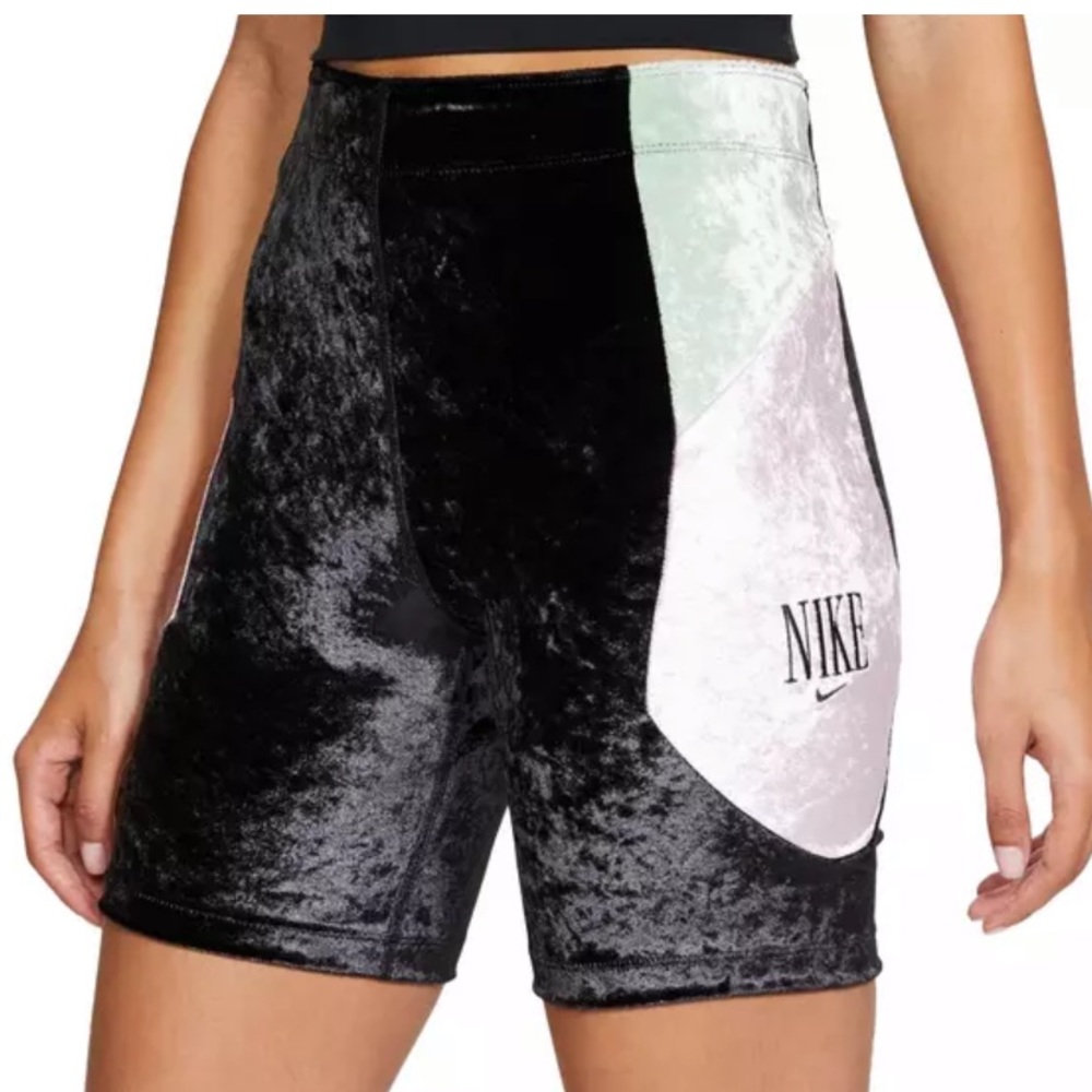 Nike Women's Velvet Biker Shorts